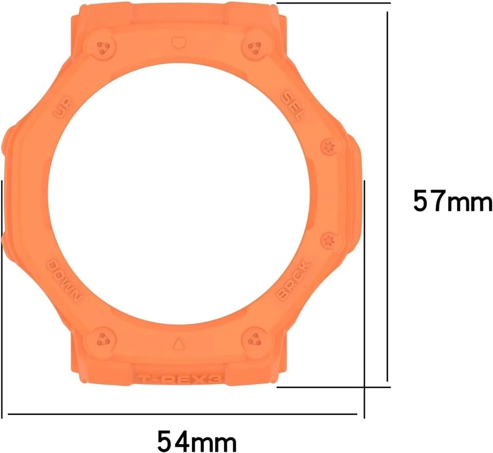 Apsauginis dėklas "amazfit T-rex 3", minkštas Tpu, oranžinis