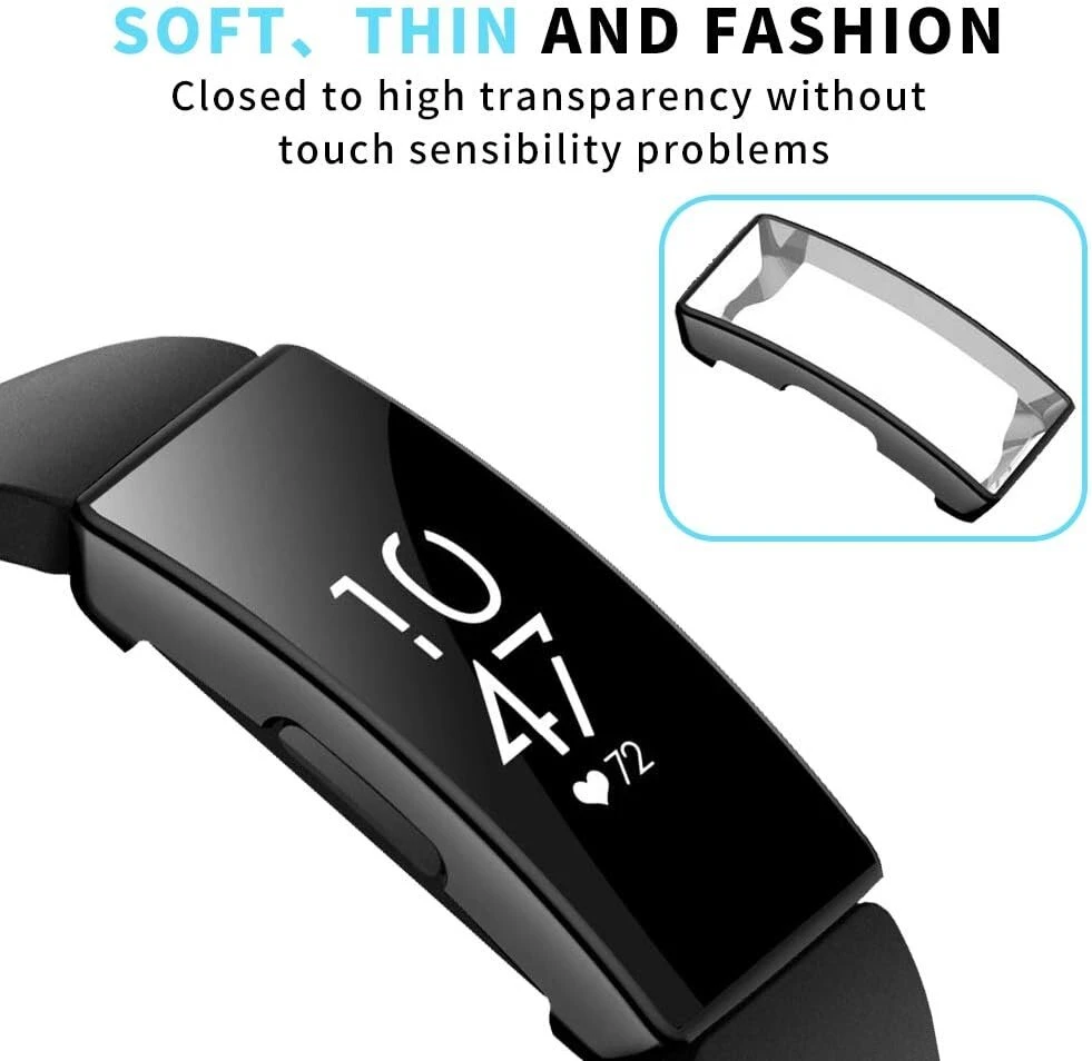 Apsauginis dėklas su ekrano apsauga Fitbit Inspire/inspire Hr