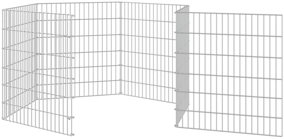 Aptvaras gyvūnams, 6 segmentai, 54x60cm, galvanizuota geležis