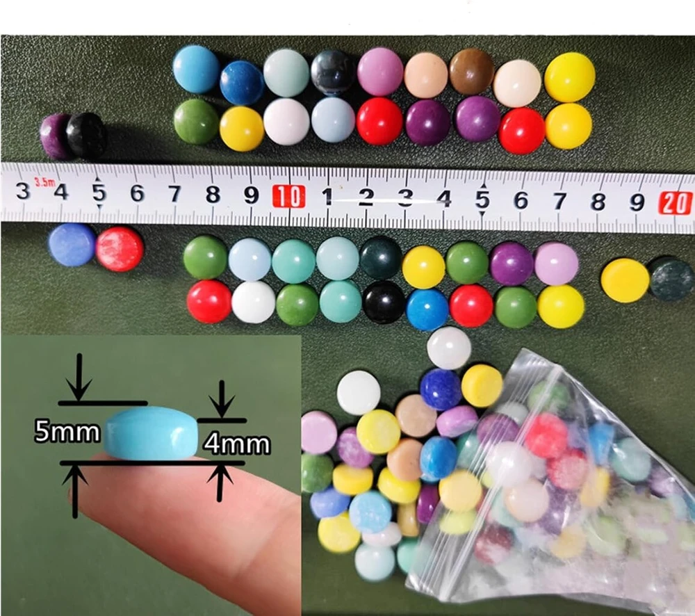 Apvalios mini jade mozaikos plytelės 12 mm 500g apvalūs stiklo mozaikos gabalėliai amatams gėlių vazonams vazoms puodeliams sodo dekoravimui mozaikos gamybai (sky mėlynas)