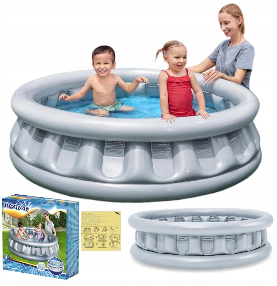 Apvalus pripučiamas sodo baseinas vaikams 152 x 43 cm Bestway