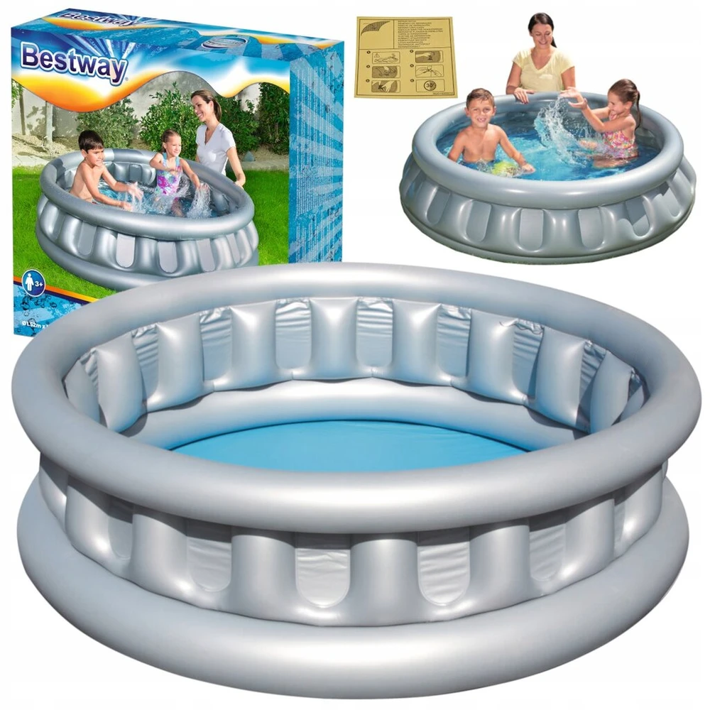 Apvalus pripučiamas sodo baseinas vaikams 152 x 43 cm Bestway