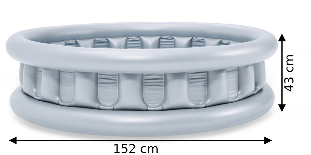 Apvalus pripučiamas sodo baseinas vaikams 152 x 43 cm Bestway