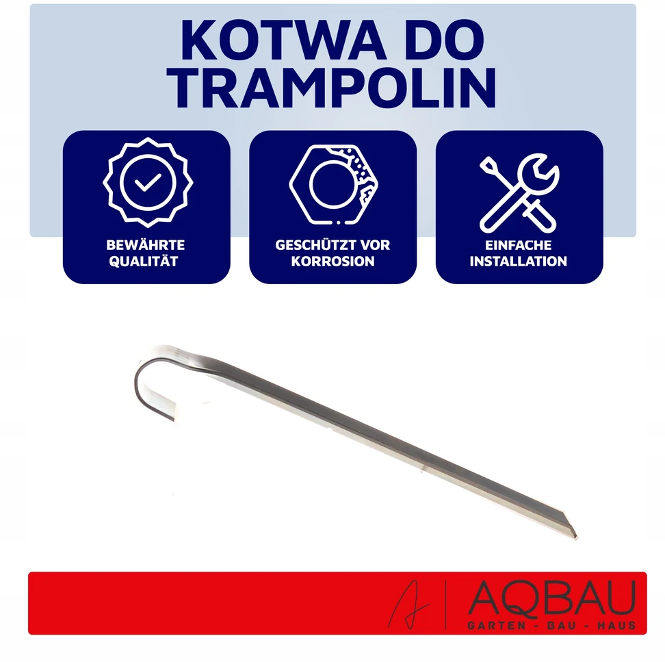 Aqbau inkarinis smailus takelio kabliukas batuto tvirtinimo detalėms stiprus metalinis 5 vnt. rinkinys