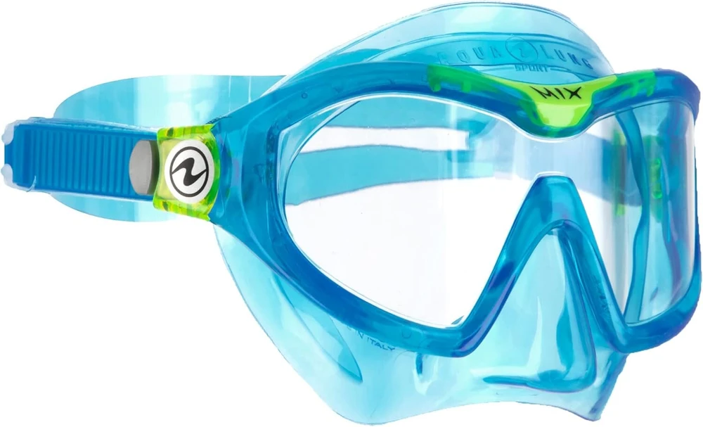 Aqualung Combo Mix nardymo kaukė + vamzdelis nardymui, vandens sportui ir paviršiniam nardymui vaikams nuo 4 metų su uv apsauga