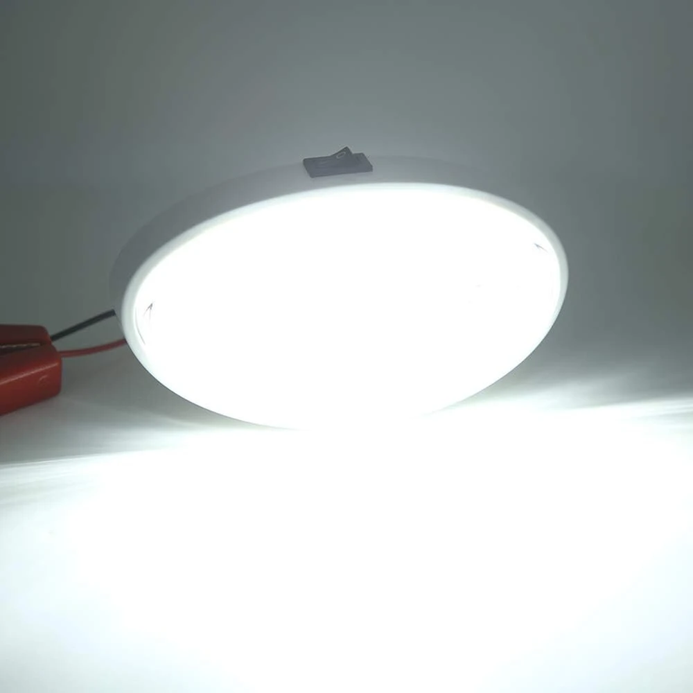 Aramox Rv vidaus apšvietimas, 12 V 400 lm Led lubų šviestuvas, didelio ryškumo vidaus apšvietimas Rv jachtos valties priekabai