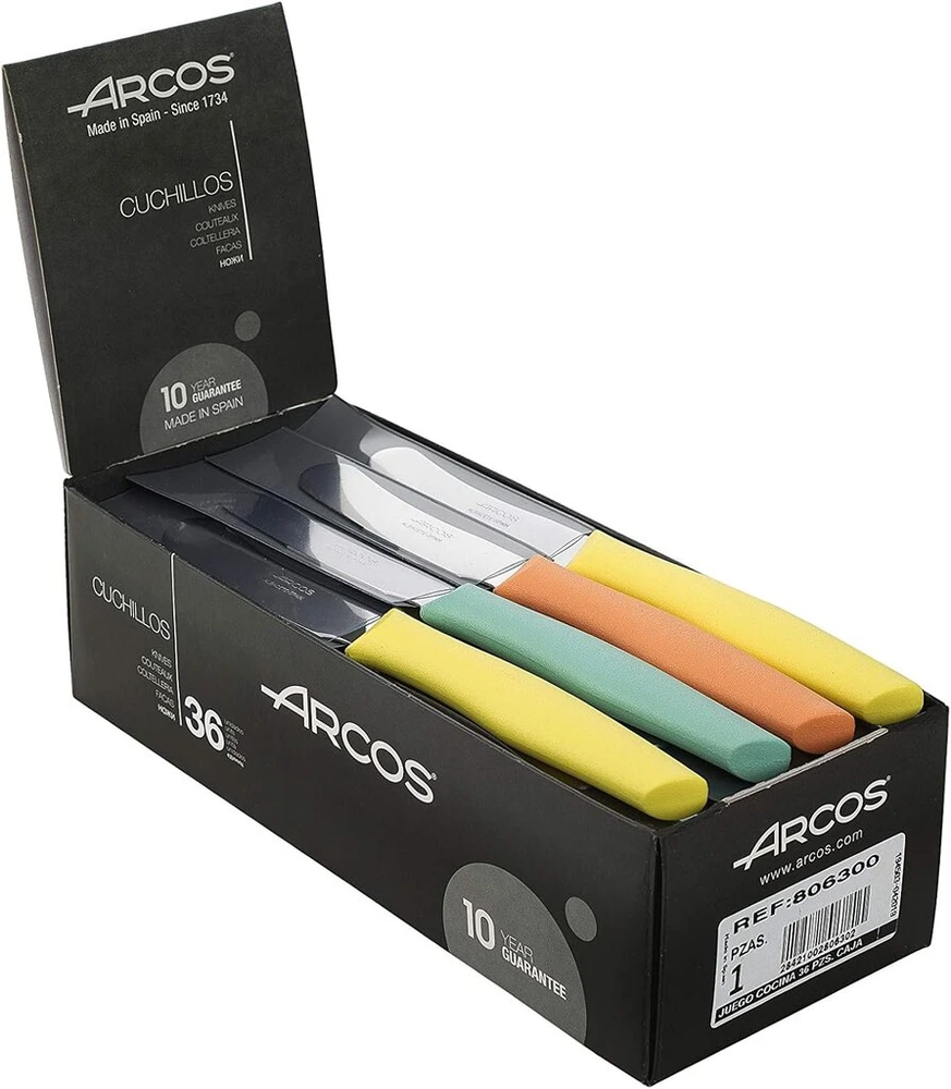 Arcos Nova 806300 - 36 sviesto peiliai, nerūdijantis plienas