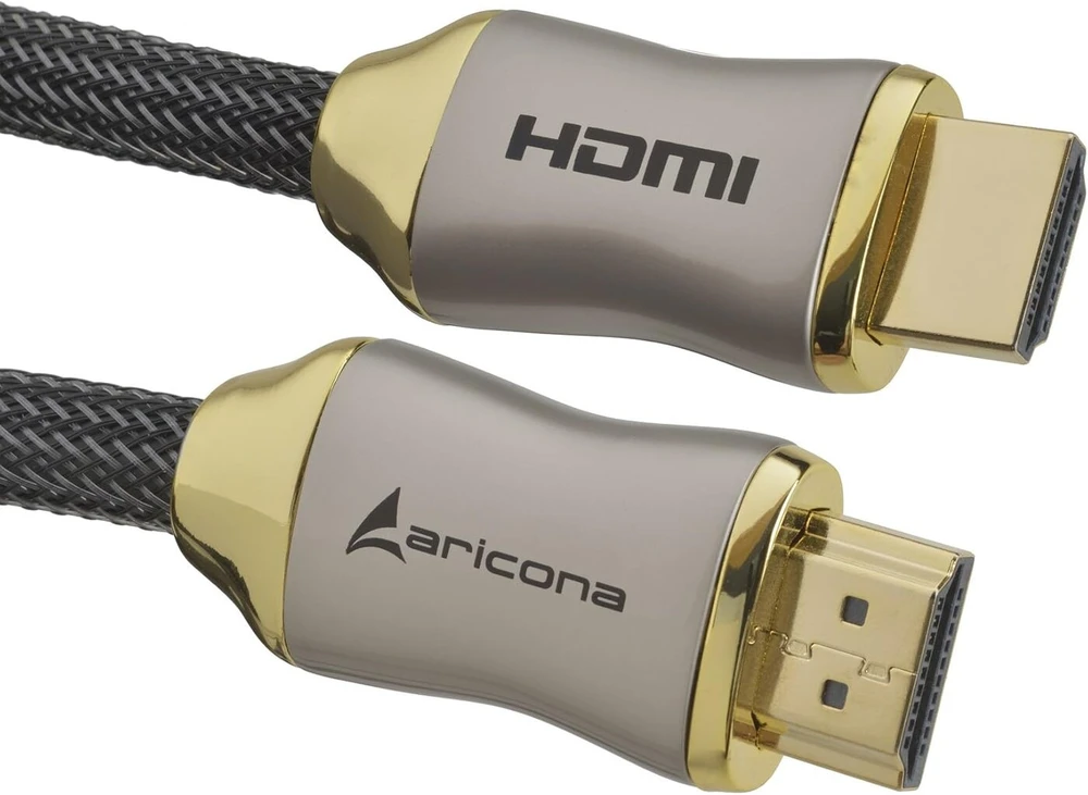 Aricona High End & High-speed Hdmi kabelis – 2 m palaiko ethernet, 3d, 4k, garso grąžinimą