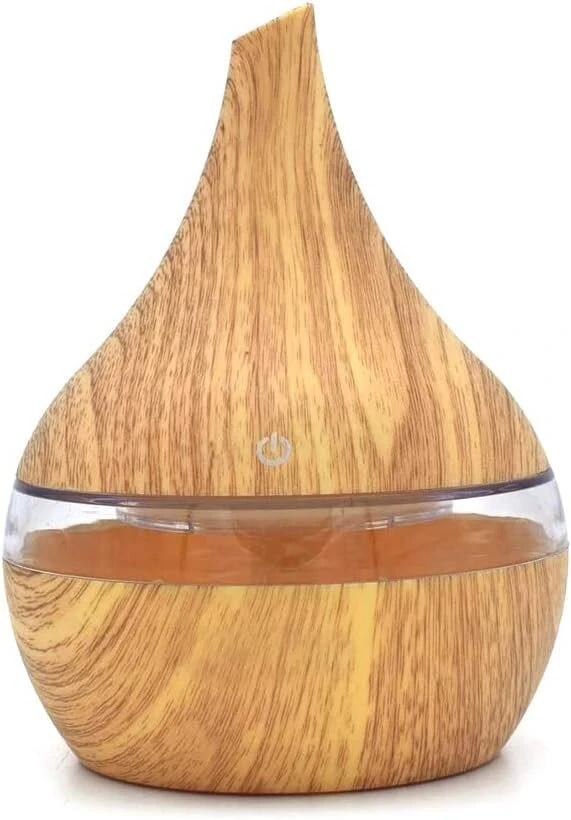 Aromaterapinis difuzorius, 300 ml drėkintuvas su 7 spalvų led lemputėmis, aliejinių lempų difuzorius, drėkintuvas be bpa eteriniams aliejams, kambario drėkintuvas vaikų kambariui, miegamajam, kambariui, biurui, jogai