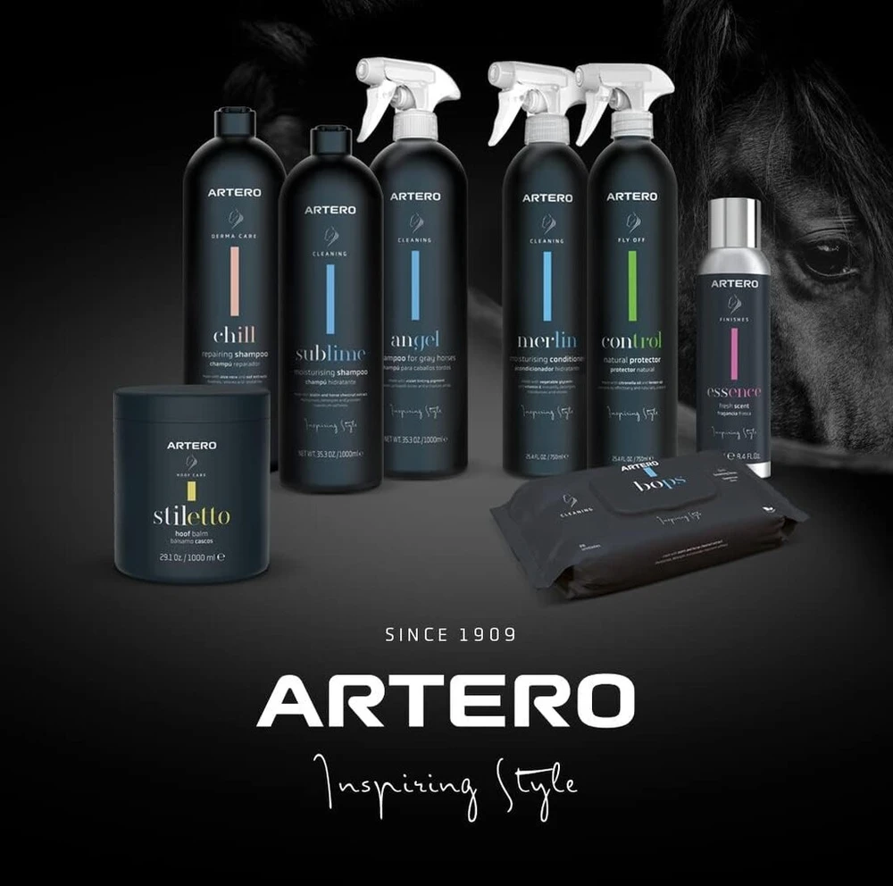 Artero Stiletto balzamas, skirtas arklių kanopoms, 1kg, su 100% natūralia formule, idealiai tinkantis suskilusiems ir sausiems hidratacijos šalmams