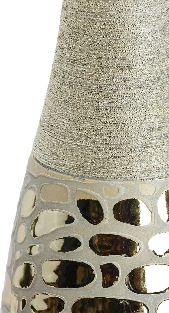 Aruva Ceramics Gėlių vazos, stalo vaza, keraminės dekoratyvinės mažos vazos gėlėms, pampų žolės dekoracija, namų svetainė, valgomojo stalas, biuro dekoras, keraminė vaza, dovana vestuvėms, kalėdoms, įkurtuvėms, 37 x 12