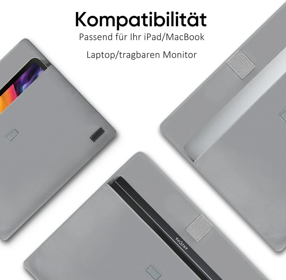 Arzopa 17.3" dėklas nešiojamam kompiuteriui, vandeniui atsparus
