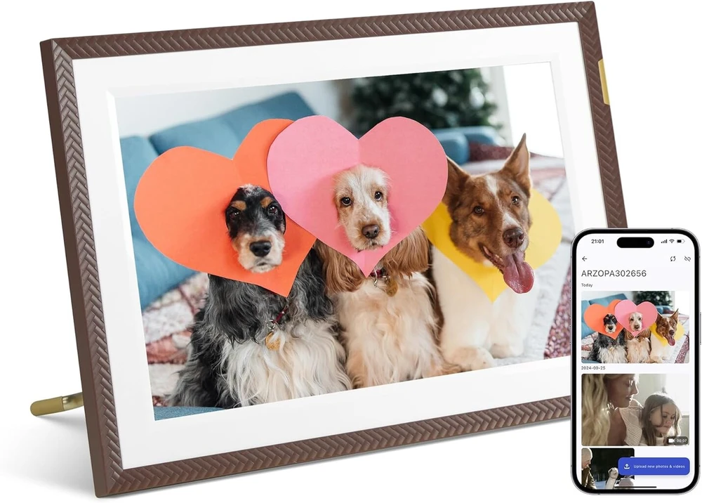 Arzopa D10 Wifi Skaitmeninis Nuotraukų Rėmelis 10.1" Hd Jutiklinis Ekranas