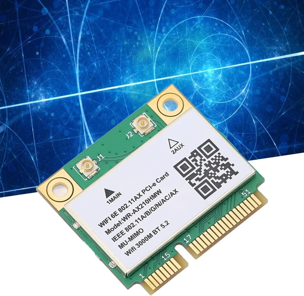 Ashata Wifi 6e 5g tinklo plokštė, 5374m, 6ghz, trijų dažnių, Gigabit