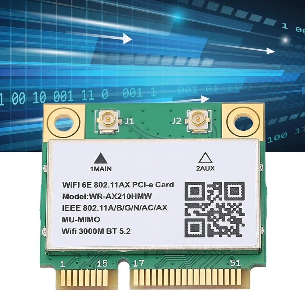 Ashata Wifi 6e 5g tinklo plokštė, 5374m, 6ghz, trijų dažnių, Gigabit