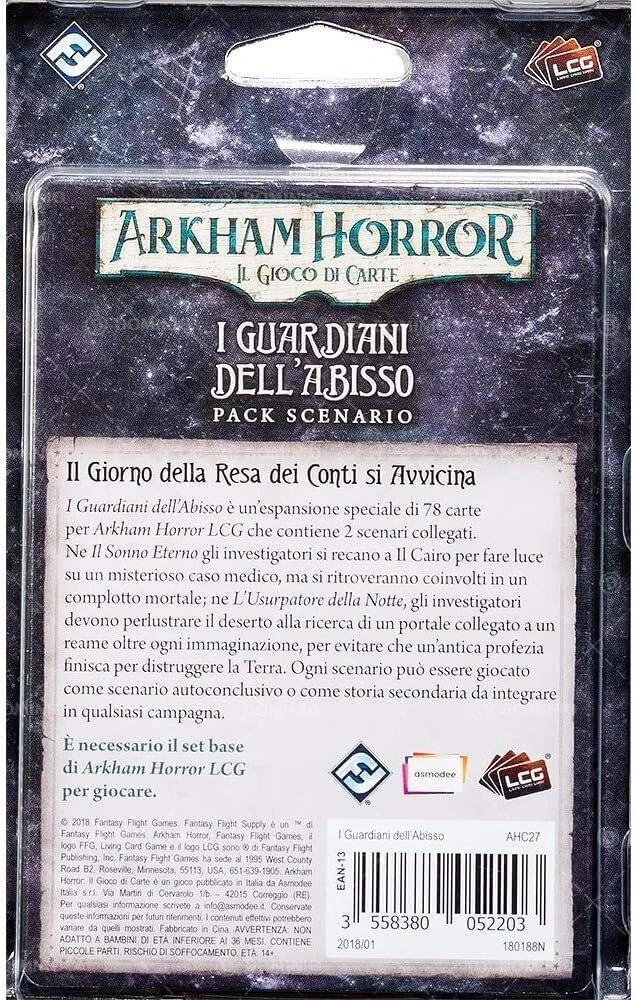 Asmodee Arkham Horror Lcg: Vandenynų sergėtojai kortų žaidimas