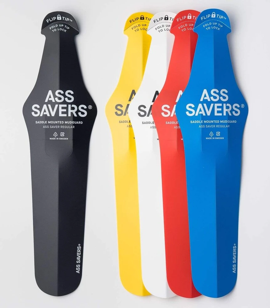 Ass Saver Regular dviračio galinis purvasaugis, montuojamas ant balnelio, 2017 - juodas