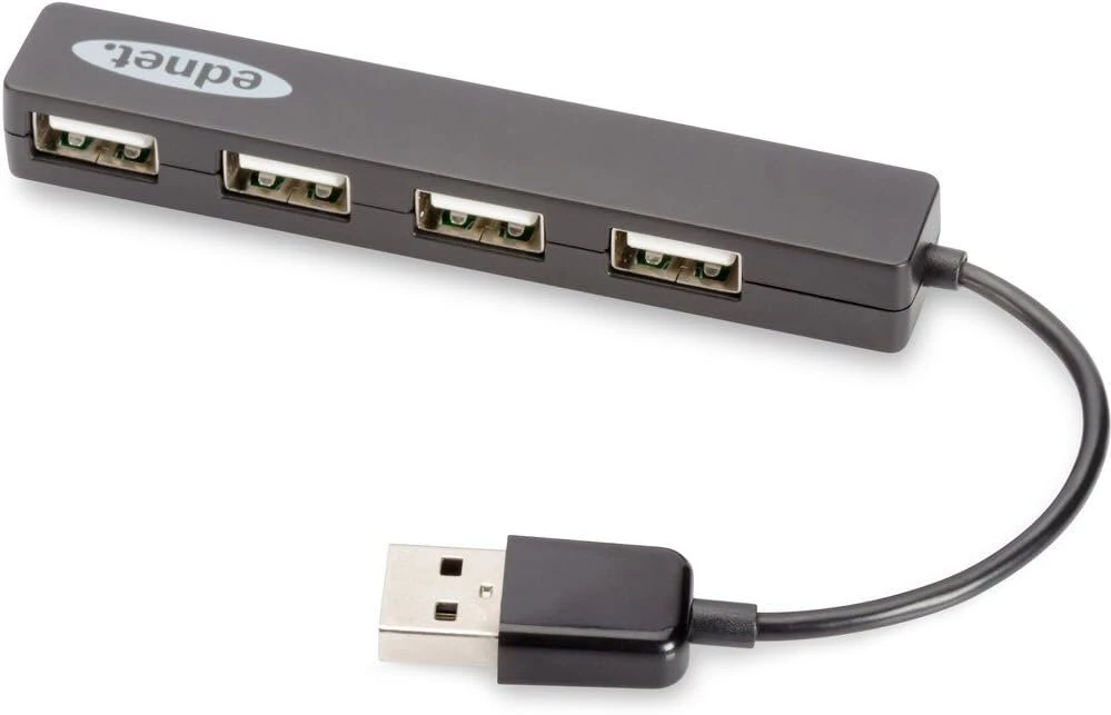 Assmann nešiojamojo kompiuterio usb 2.0 šakotuvas 4 prievadų perdavimo sparta 480 mbps (85040)