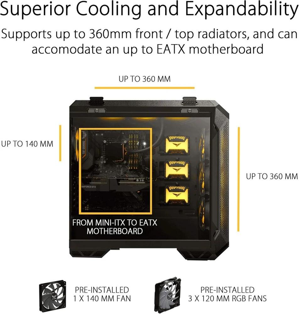 Asus Tuf Gaming Gt501 korpusas
