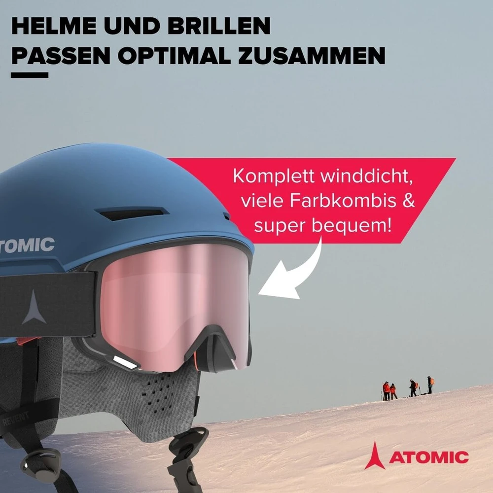 Atomic Revent slidinėjimo šalmas, baltas, dydis S, unisex suaugusiems, individualus prigludimas, puiki apsauga nuo smūgių, inovatyvi ventiliacijos sistema, galvos apimtis 55-59 cm