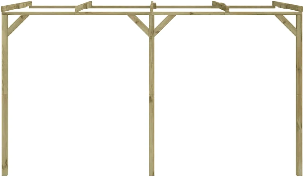 Atremiama pergolė, 2x4x2,2m, mediena