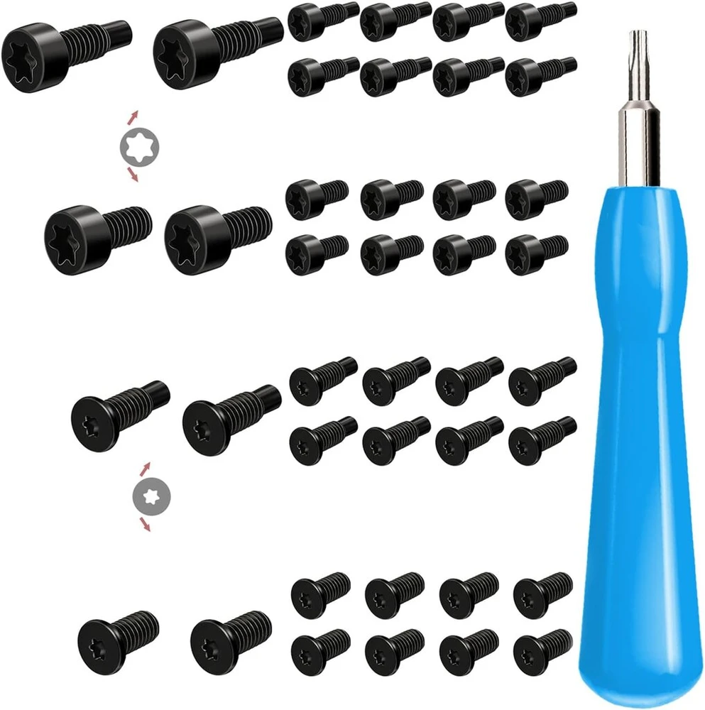 Atsuktuvas Ring, atsuktuvas Doorbell, dvipusis Torx atsuktuvas su 40 vnt. T6 T15 varžtais Doorbell apsaugos rinkiniui, skirtas Ring Doorbell, Video Doorbell (oranžinis)