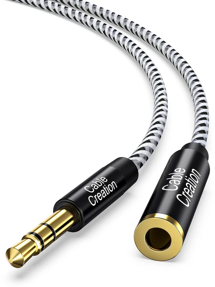 Audio prailginimo laidas 3.5mm kištukas-lizdas, 3 metrai