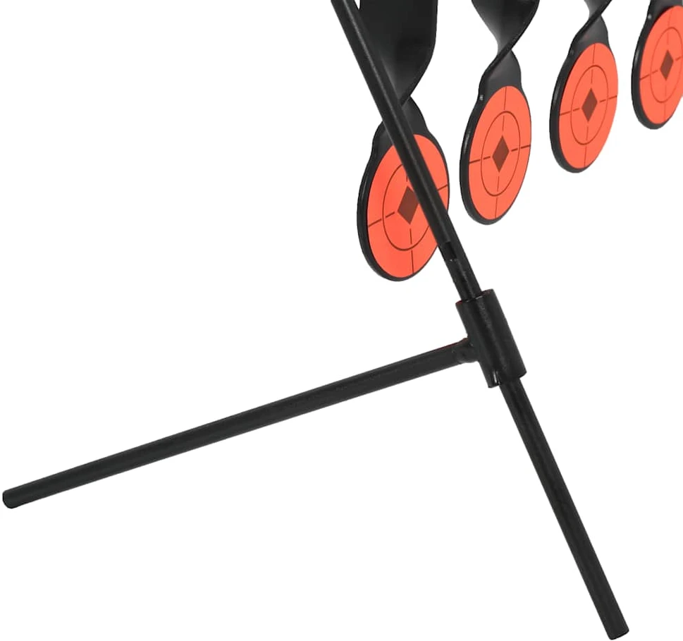 Automatinis besisukantis šaudymo taikinys su 8 + 1 taikiniu