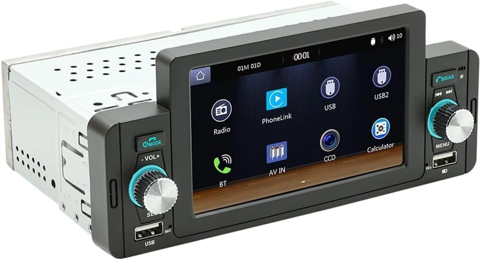 Automagnetola Automobilinis radijas usb mp5 grotuvas automobilinis hd multimedijos mp5 grotuvas usb/tf stereo fm radijas vaizdo grotuvas laisvų rankų funkcija mp5 grotuvas automobilinis multimedijos grotuvas su carplay bluetooth vairo valdymu fm radijas