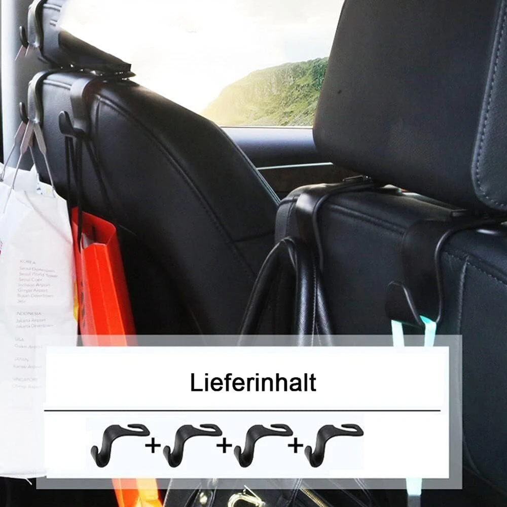 Automobilio galvos atramos kabliukas, automobilio sėdynės atlošo kabliukas, automobilio sėdynės galvos atramos pakaba, nešiojamas organizatoriaus laikiklio kabliukas, rankinės ir bakalėjos pirkinių krepšys, kelioninė transporto priemonė, automobilio saugo