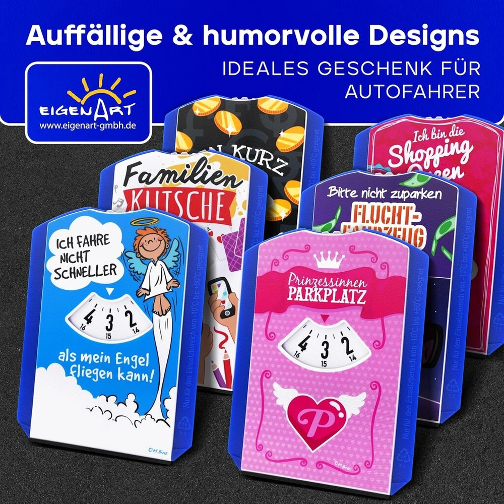 Automobilio parkavimo diskas - atitinka Stvo - juokingas automobilio parkavimo diskas - tvirtas parkavimo diskas su ledo grandikliu - rankinis parkavimo matuoklis automobiliui su Es patvirtinimu - juokingas parkavimo diskas - automobilio aksesuarai parkav