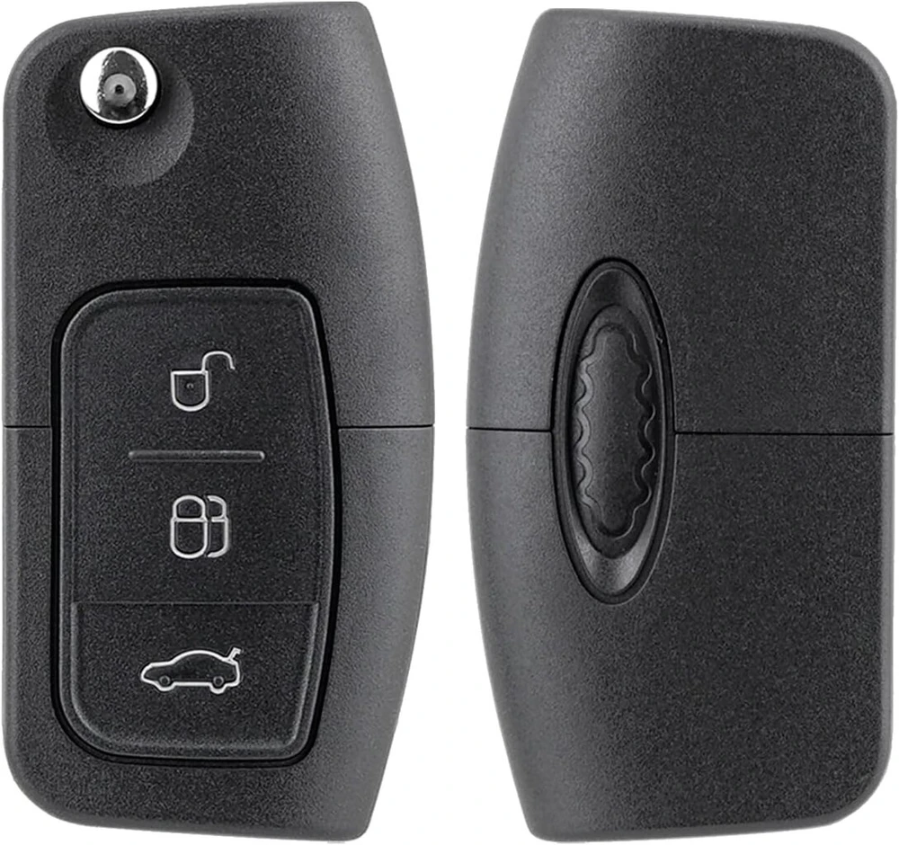 Automobilio rakto korpusas, skirtas ford focus fiesta mk7 c-max kuga ka mondeo mk4 galaxy connect ecosport focus mondeo fiesta s-max c su geležte, atsuktuvu ir raktų pakabuku