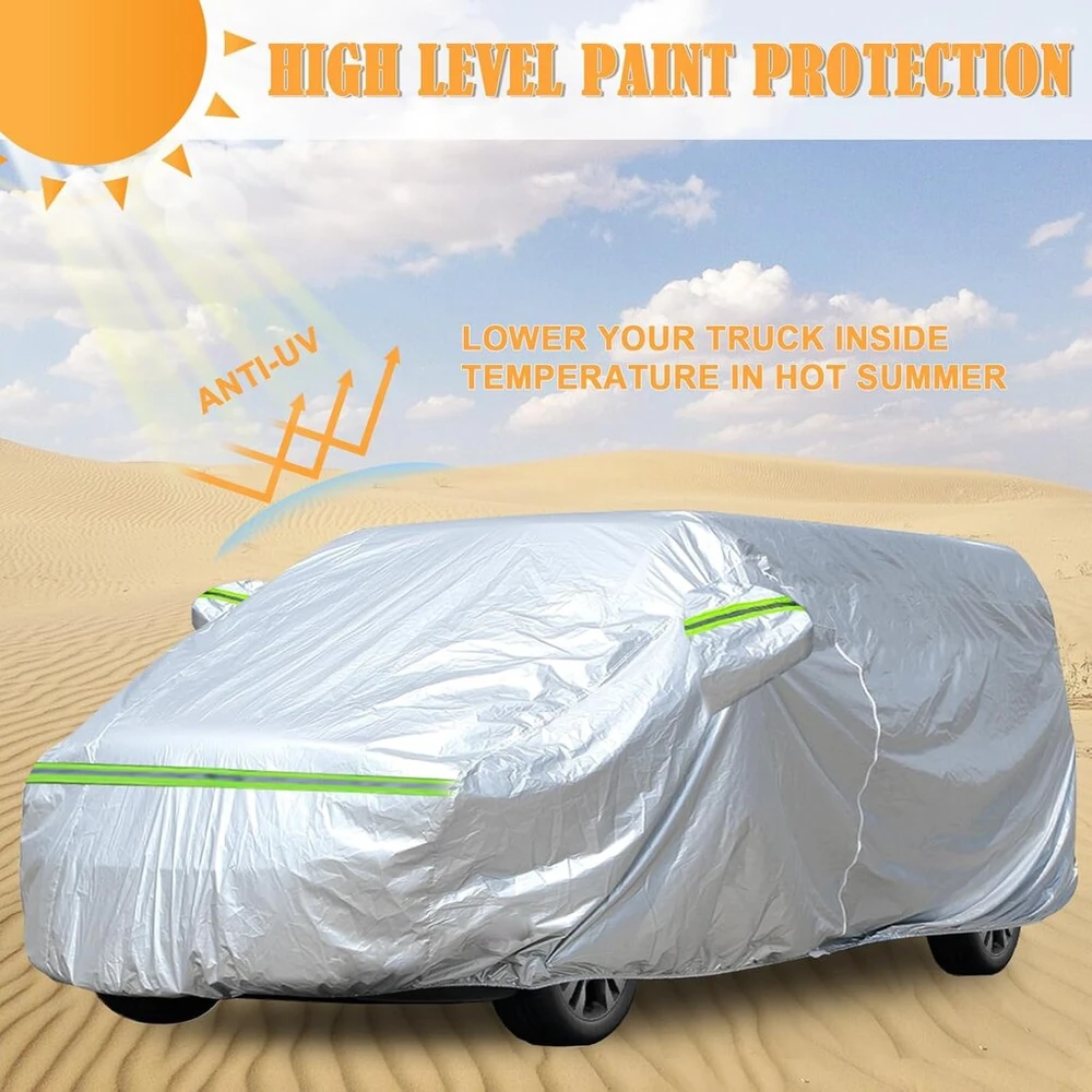 Automobilio uždangalas, pilnas garažas, skirtas Ford Transit Custom L1h1 2012-2022, 300d visų oro sąlygų automobilio uždangalas naudojimui viduje ir lauke su užtrauktuku ir vėjui atsparia juostele (l1h1)
