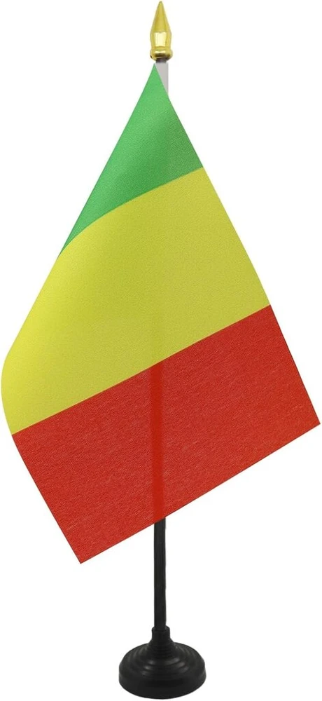 Az flag - malio stalo vėliavėlė - 15 x 10 cm aukso spalvos pagaliukai - malio stalo vėliavėlė 10 x 15 cm - vėliavos