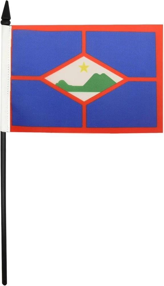 Az flag stalo vėliavėlė sint eustatius 21 x 14 cm – nyderlandų stalo vėliavėlė 14 x 21 cm – vėliavos