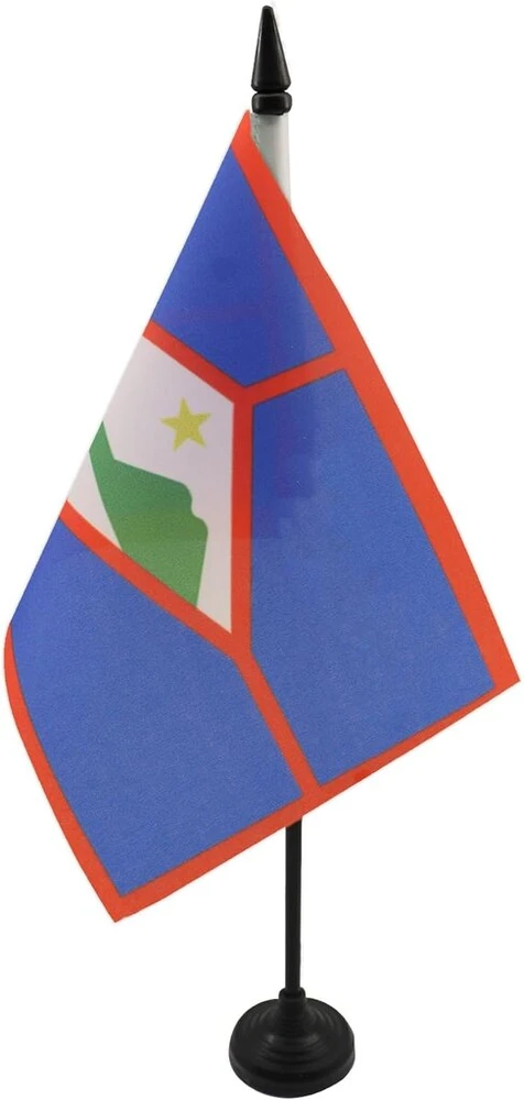 Az flag stalo vėliavėlė sint eustatius 21 x 14 cm – nyderlandų stalo vėliavėlė 14 x 21 cm – vėliavos