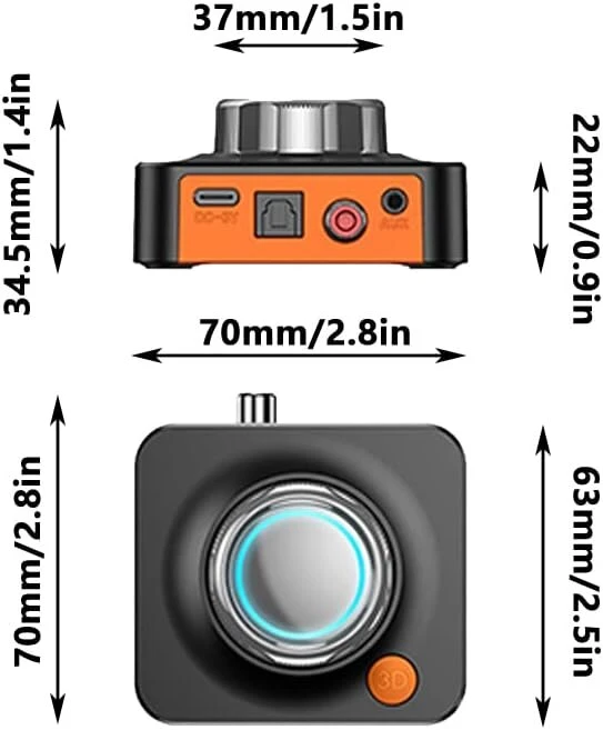 Baceyong bluetooth 5.1 imtuvas, 3d stereo tf kortelės rca 3.5mm / 0.14" aux female belaidis adapteris garsiakalbiui stiprintuvui skaitmeninis audio automobilio rinkinys