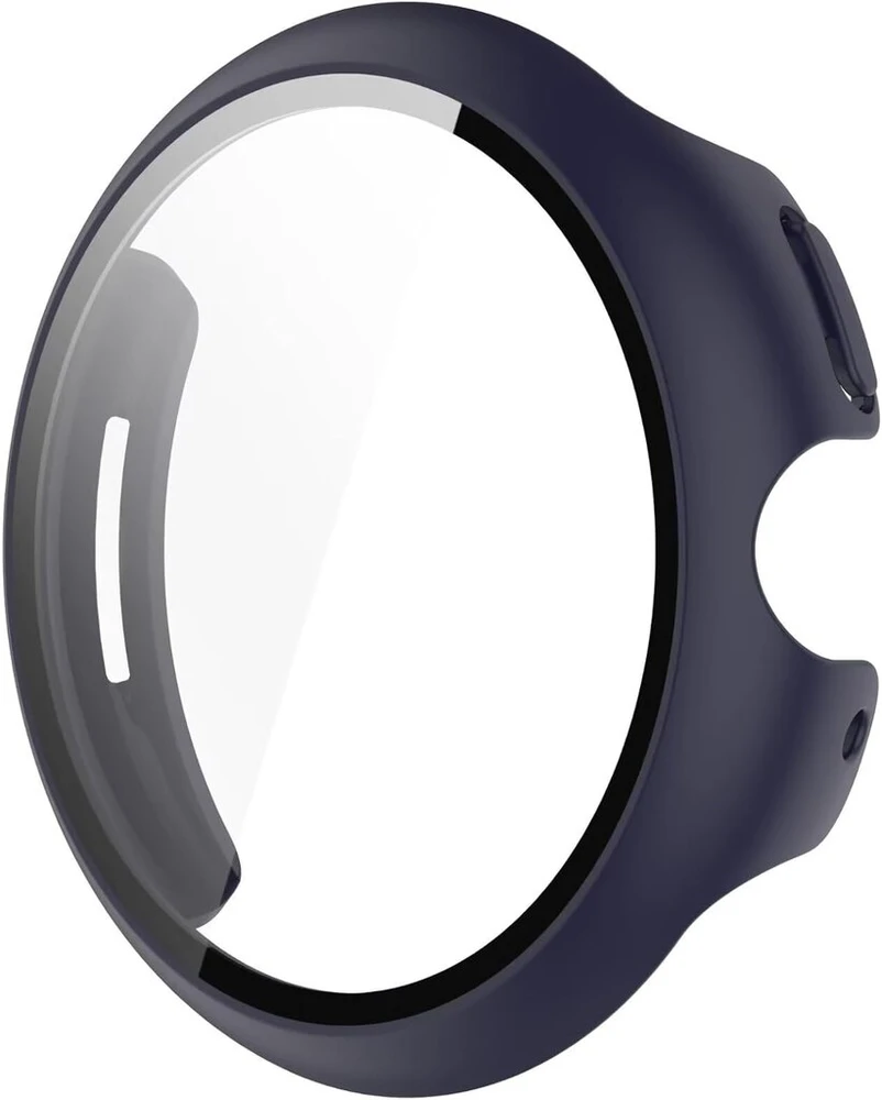 Baidiyu dėklas, suderinamas su Google Pixel Watch 3 45 mm, Pc + grūdintas stiklas, apsauga nuo kritimo, apsauga nuo įbrėžimų, išmaniojo laikrodžio apsauginis dėklas, suderinamas su Google Pixel Watch 3 45 mm (wyl)