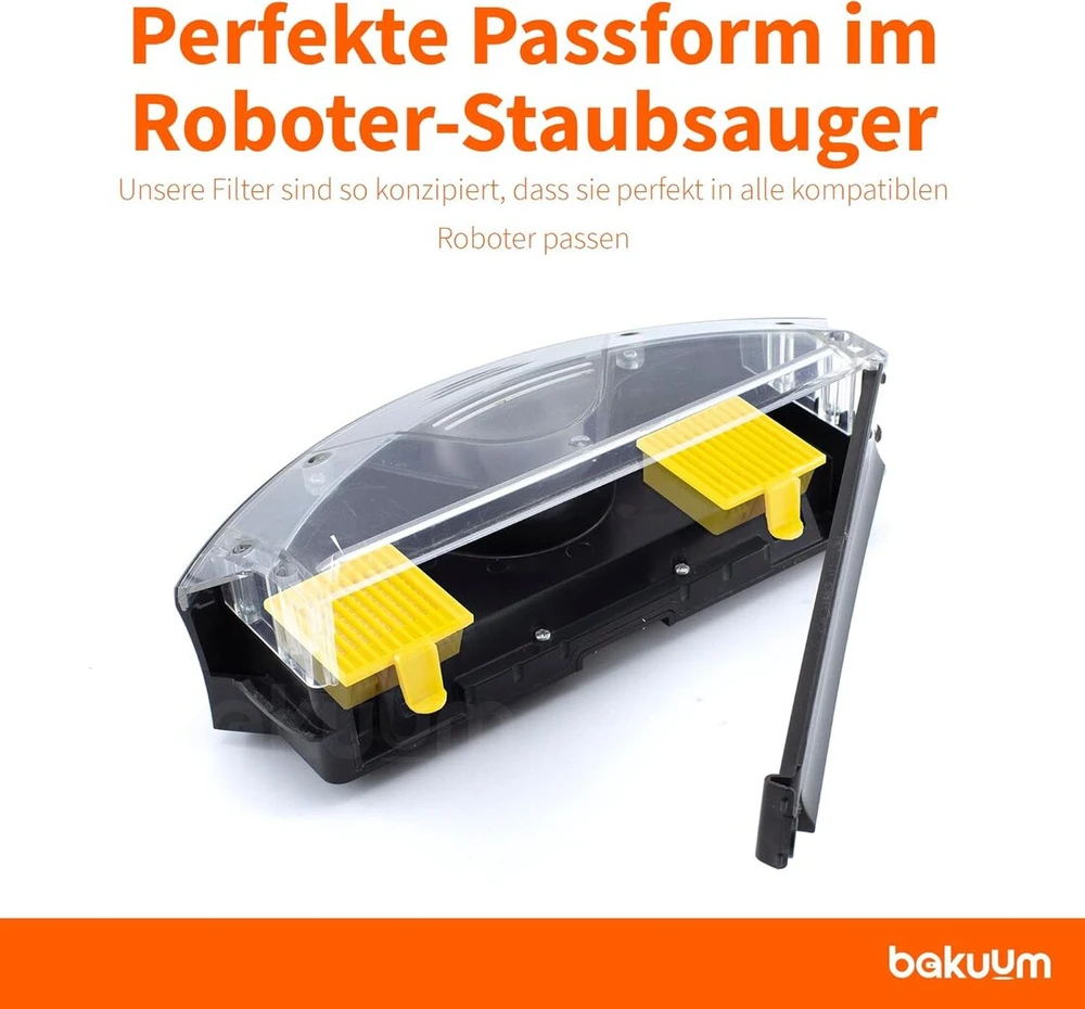 Bakuum 8 Hepa filtrų rinkinys, suderinamas su Irobot Roomba 700 serijos atsarginėmis dalimis ir priedų rinkiniu robotams-siurbliams 720 750 760 765 770 772 774 775 776 780 782 782e 785 786