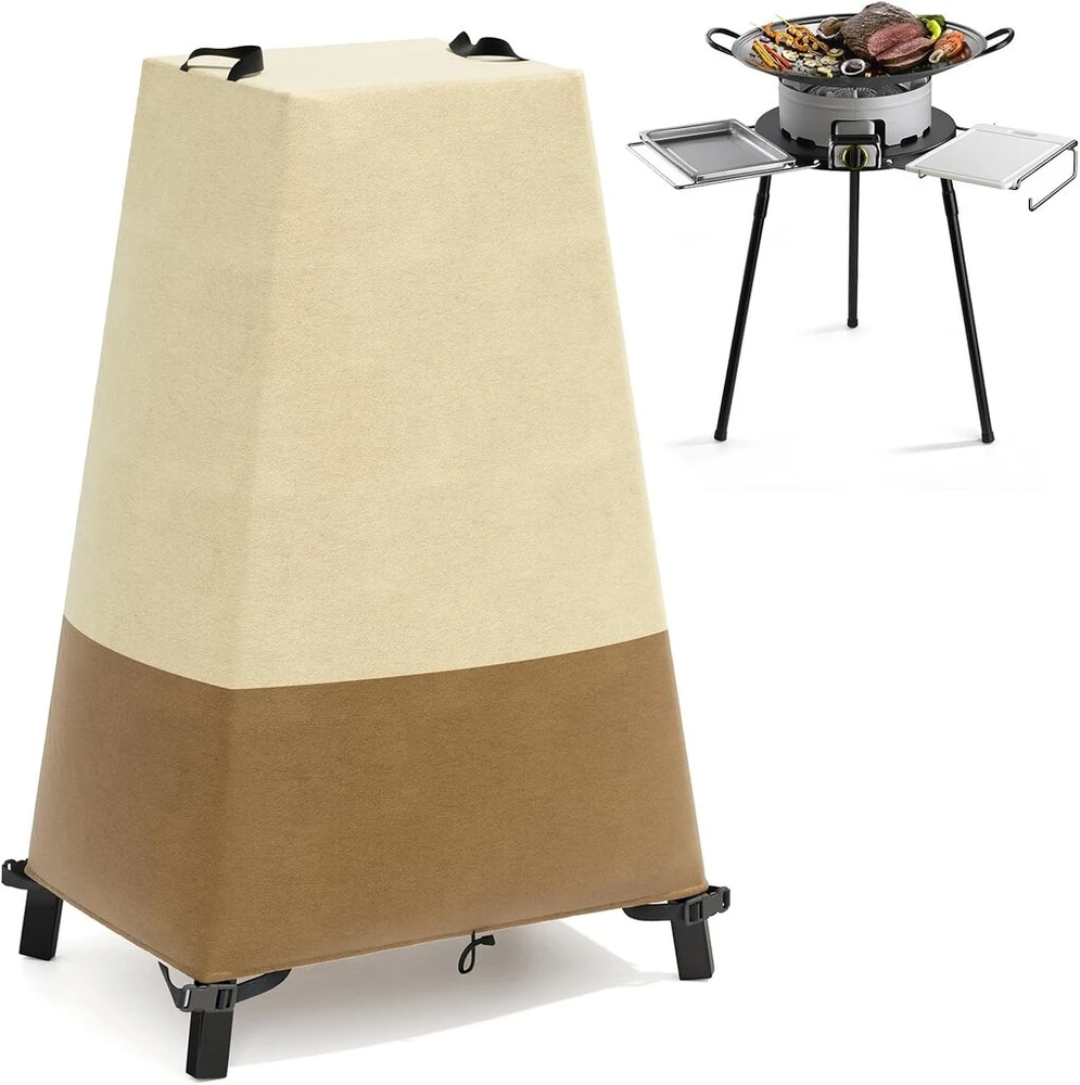 Barbecue uždangalas, atsparus oro sąlygoms 600d oxford audinys, brezentinis grilis, neperšlampamas, atsparus dulkėms ir vėjui grilio uždangalas, skirtas naudoti lauke