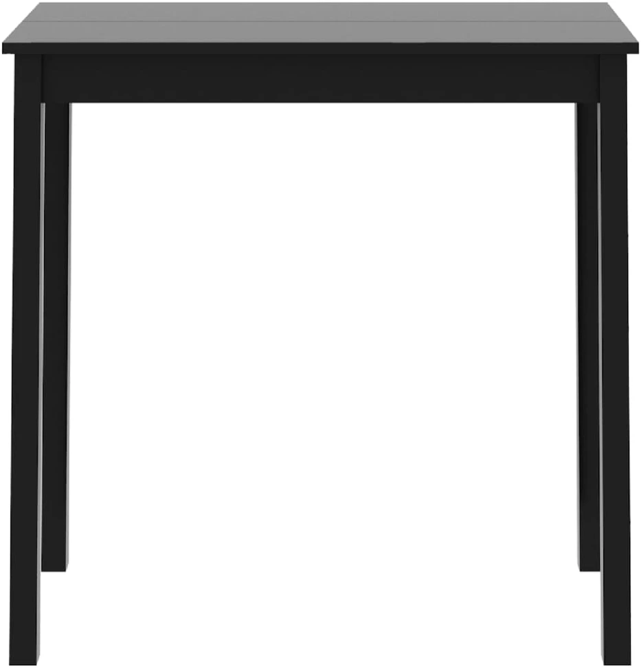 Baro stalas, MDF, juodas, 115x55x107 cm