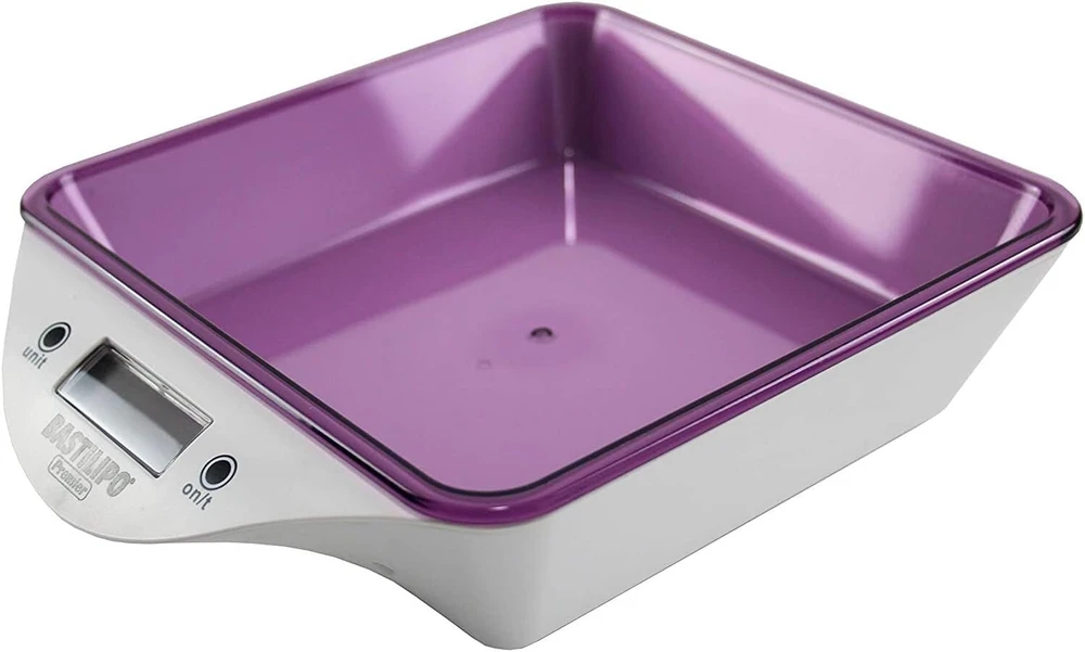 Bastilipo 7074 Sca5k Skaitmeninės virtuvinės svarstyklės Sca5k, plastikas, violetinė
