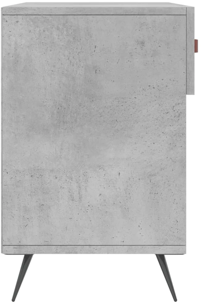 Batų suoliukas, betono pilkas, 102x35x55cm, apdirbta mediena
