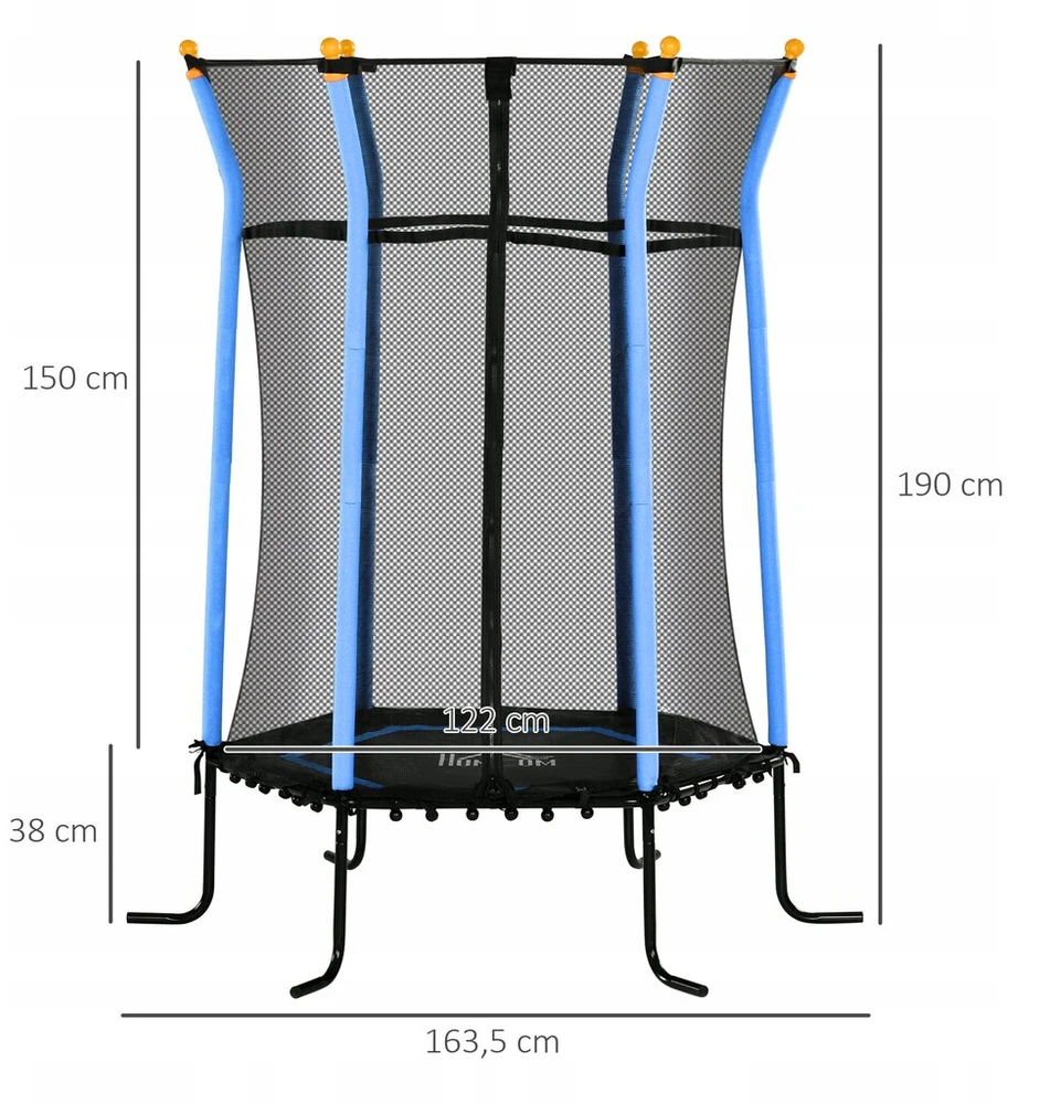 Batutas vaikams Ø163,5 cm, iki 50 kg, vidinis