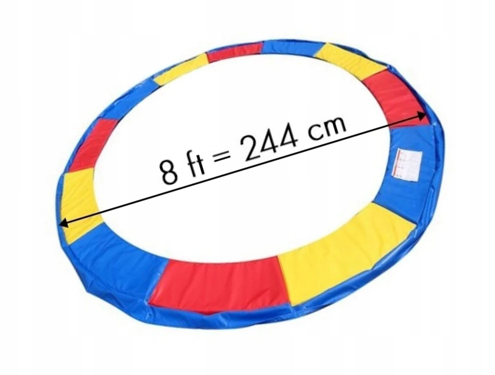 Batuto spyruoklių uždangalas 244-250 cm 8 pėdų flanšo spalvos