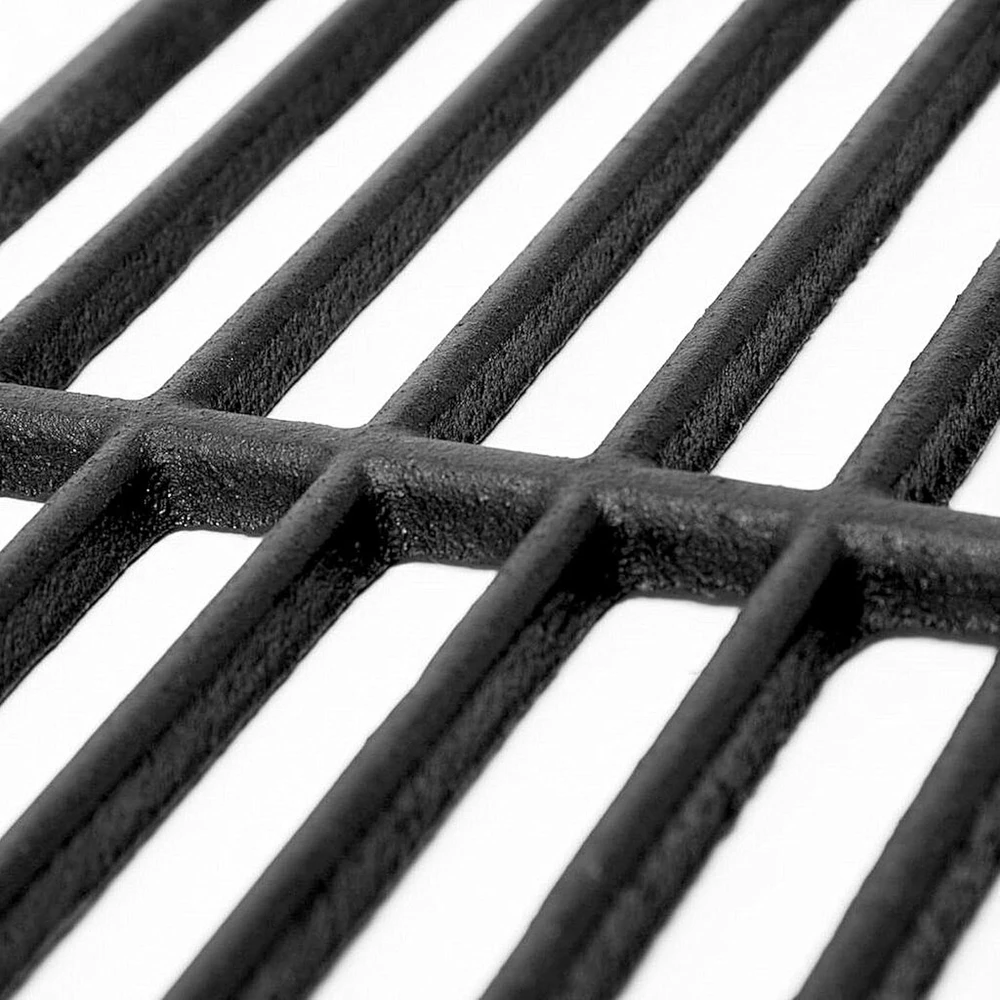 Bbq-toro ketaus kepimo grotelės (2 vnt.) | emaliuotos | kiekviena 41,5 x 27,5 cm | ketaus grotelės dujiniam griliui, anglių griliui | tinka tepro toronto, aktiva angular, el fuego montreal