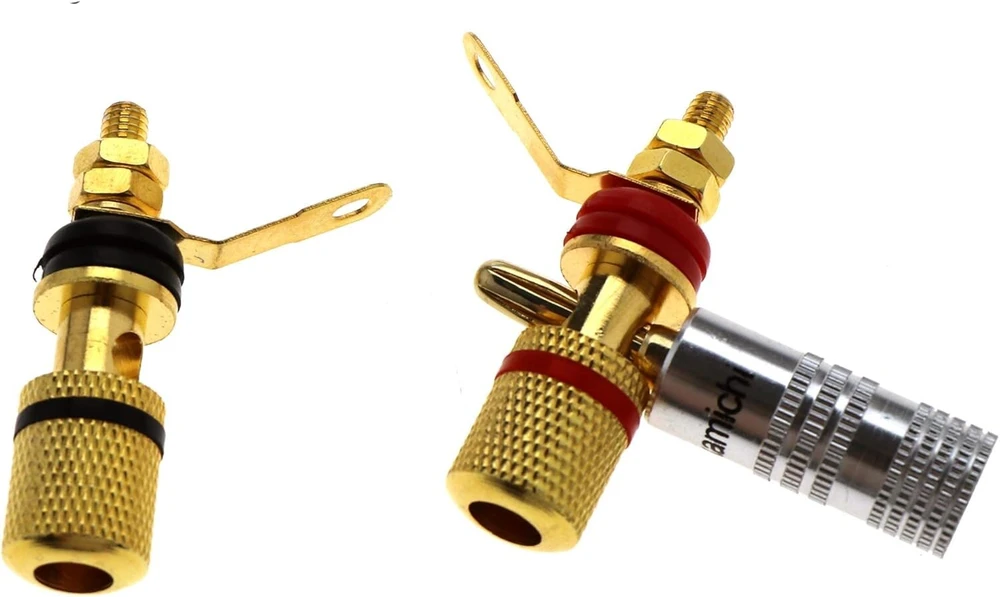 Be In Your Mind 8 mm x 4 mm bananinis kištukas stiprintuvo garsiakalbio plokščiai jungčiai