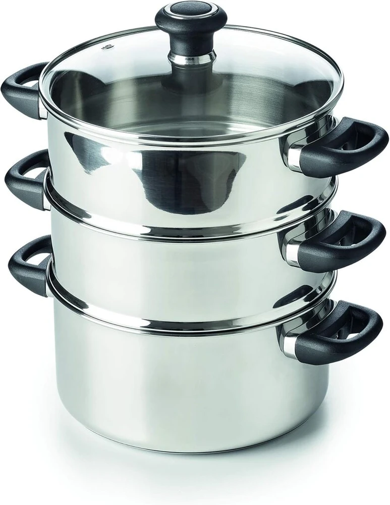 Beka - 12030034 - Garų puodo rinkinys su stikliniu dangčiu Polo 24 cm