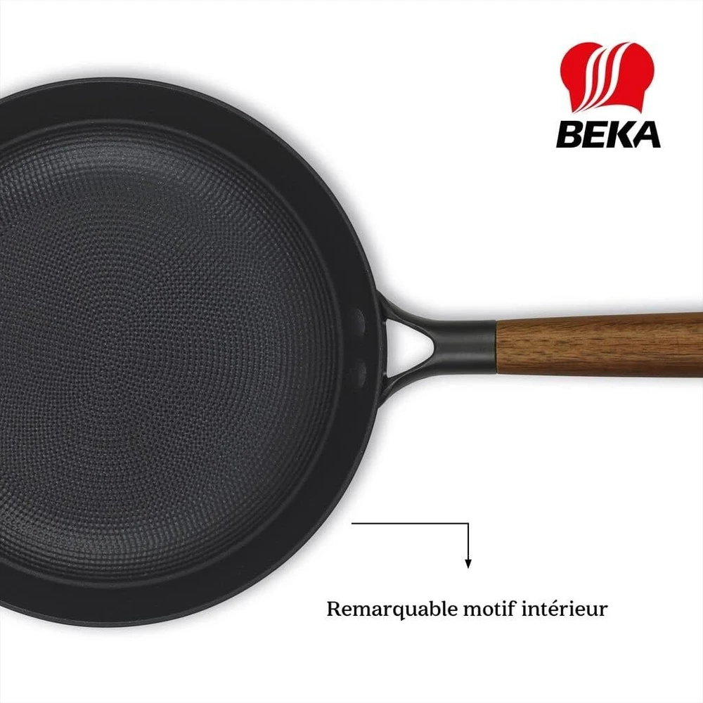 Beka classic 15227204 keptuvė, plienas, juoda
