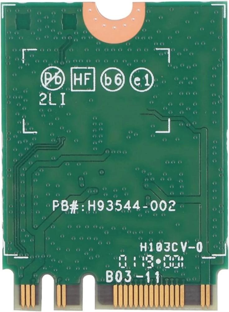 Belaidė tinklo plokštė Ngff/m2 2.4g/5g Bluetooth 4.2 Wifi 802.11ac